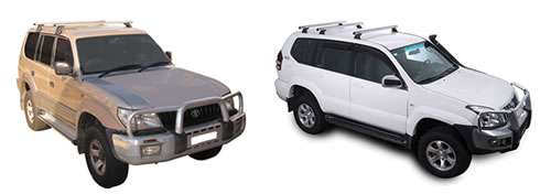 Roof Racks Toyota Prado, vehicle image